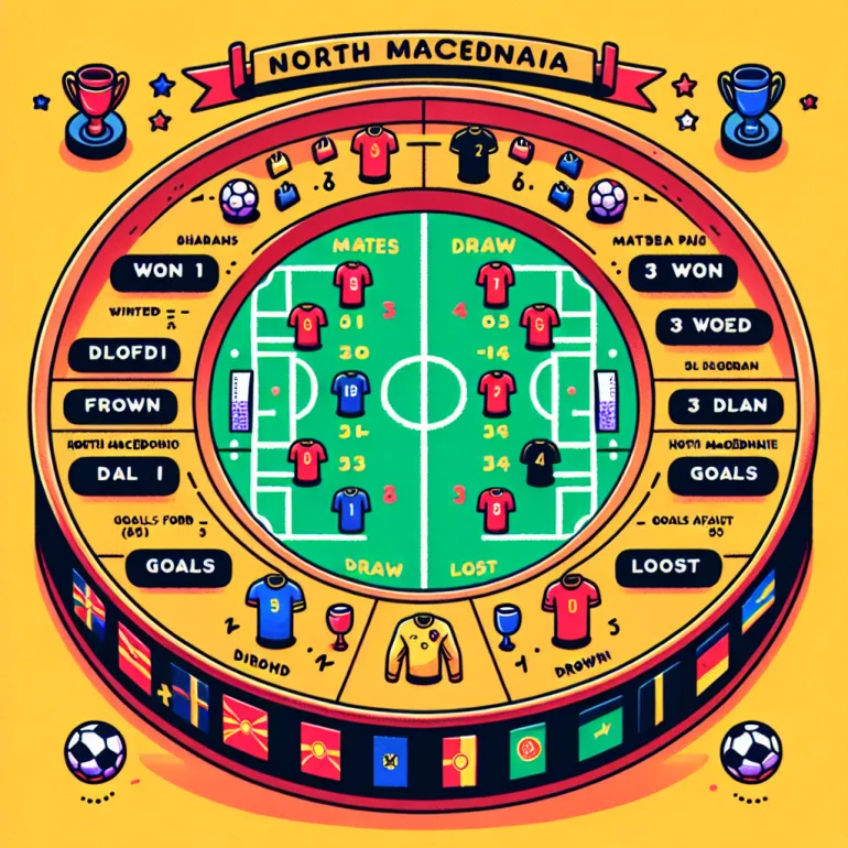 История Участия Сборной Северной Македонии в Международных Турнирах