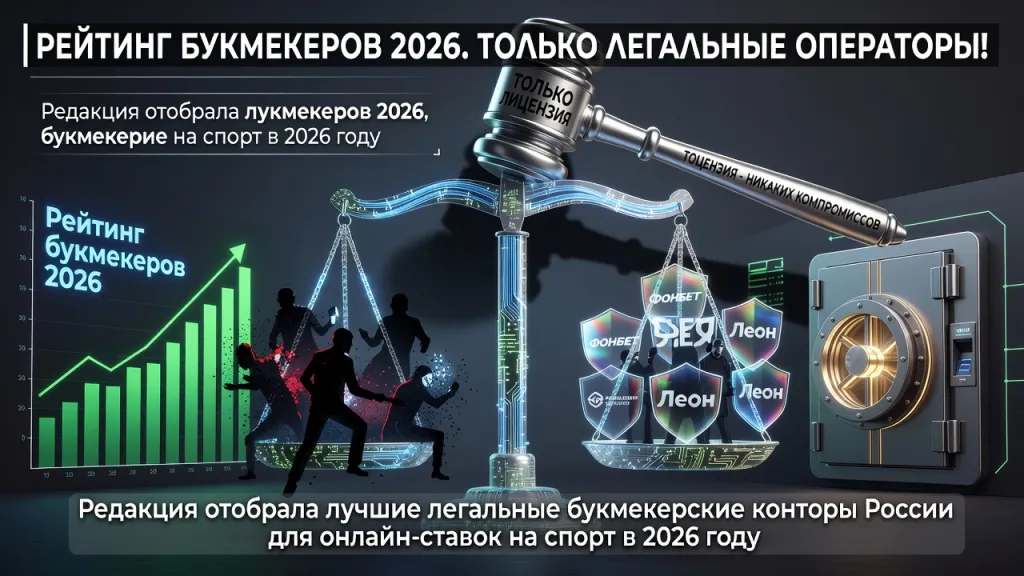 Рейтинг букмекеров 2026. Только легальные операторы!