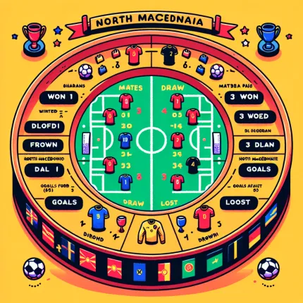 История Участия Сборной Северной Македонии в Международных Турнирах